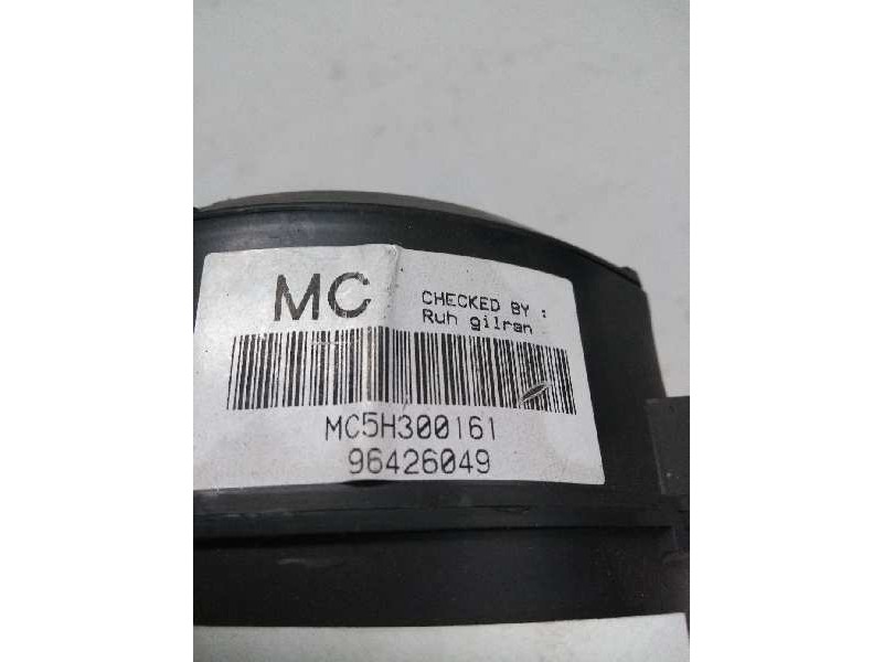 Recambio de cuadro instrumentos para chevrolet kalos 1.2 cat referencia OEM IAM 96426049 MC5H300161 MC