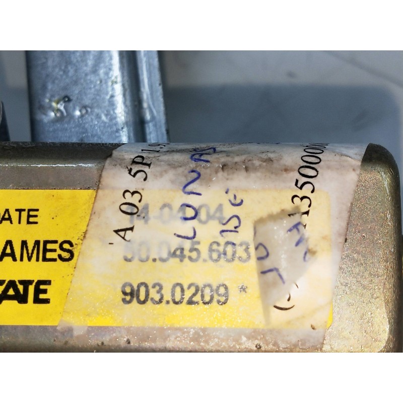 Recambio de elevalunas trasero izquierdo para fiat idea (135) 1.9 jtd cat referencia OEM IAM 50045603 9030209 5P