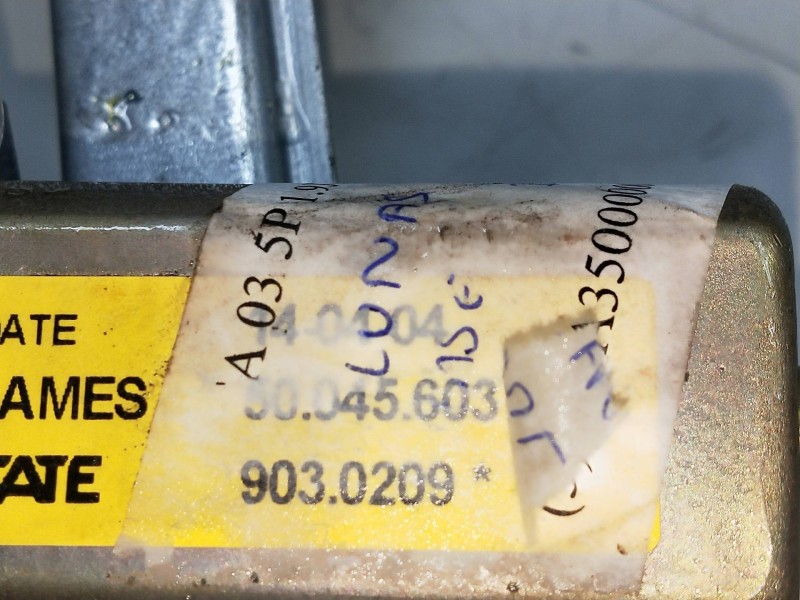 Recambio de elevalunas trasero izquierdo para fiat idea (135) 1.9 jtd cat referencia OEM IAM 50045603 9030209 5P