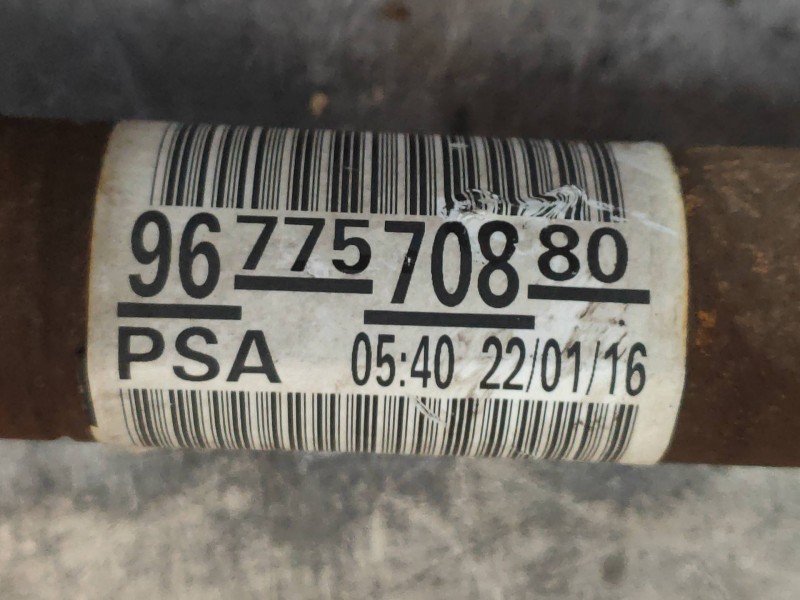 Recambio de transmision delantera derecha para citroen c4 picasso 1.6 blue-hdi fap referencia OEM IAM 9677570880  