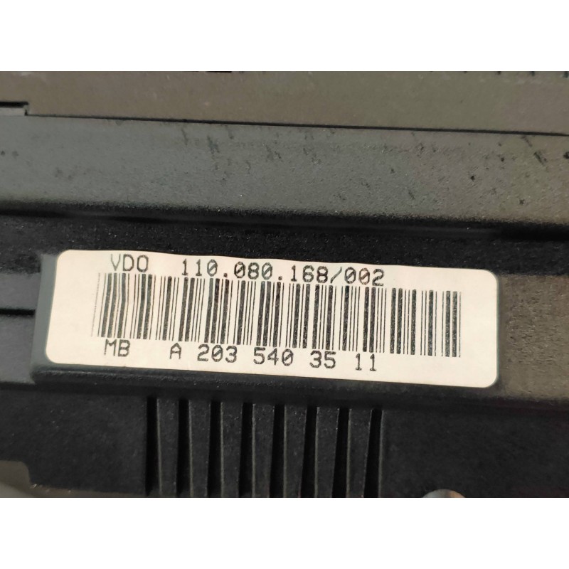 Recambio de cuadro instrumentos para mercedes clase c (w203) berlina 200 compressor (203.045) referencia OEM IAM 2035403511 1100