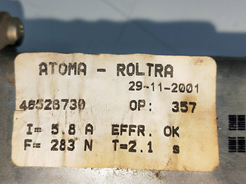 Recambio de elevalunas delantero derecho para fiat marea berlina (185) 1.9 jtd cat referencia OEM IAM 46528730  5P R