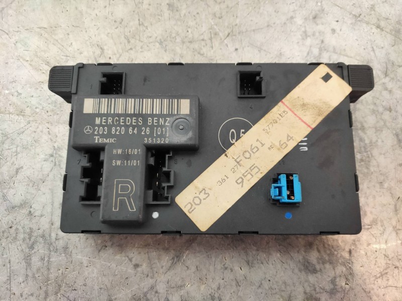 Recambio de modulo electronico para mercedes clase c (w203) berlina 200 compressor (203.045) referencia OEM IAM 2038206426 35132