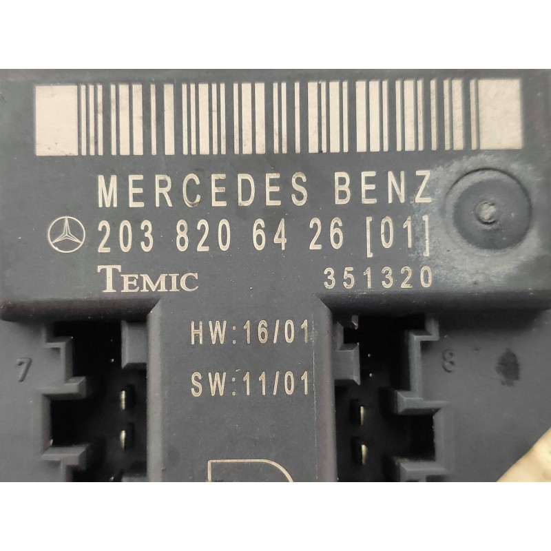 Recambio de modulo electronico para mercedes clase c (w203) berlina 200 compressor (203.045) referencia OEM IAM 2038206426 35132