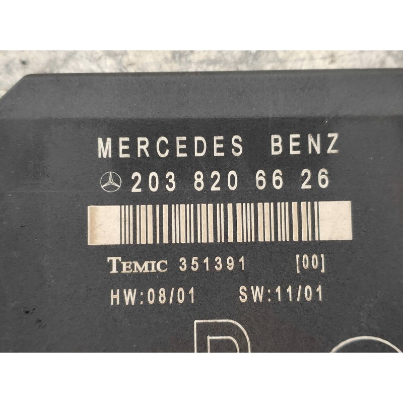 Recambio de modulo electronico para mercedes clase c (w203) berlina 200 compressor (203.045) referencia OEM IAM 2038206626 35139
