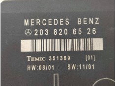 Recambio de modulo electronico para mercedes clase c (w203) berlina 200 compressor (203.045) referencia OEM IAM 2038206526 35136 2