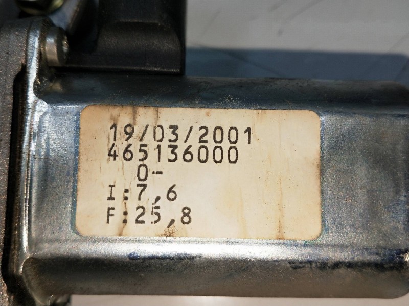 Recambio de elevalunas trasero derecho para fiat multipla (186) referencia OEM IAM 465136000   Recambio de elevalunas trasero derecho para fiat multipla (186) referencia OEM IAM 465136000