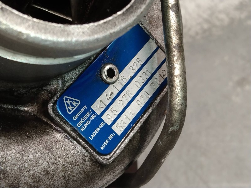 Recambio de turbocompresor para citroen zx 1.9 td avantage referencia OEM IAM K14116326 53149707012 