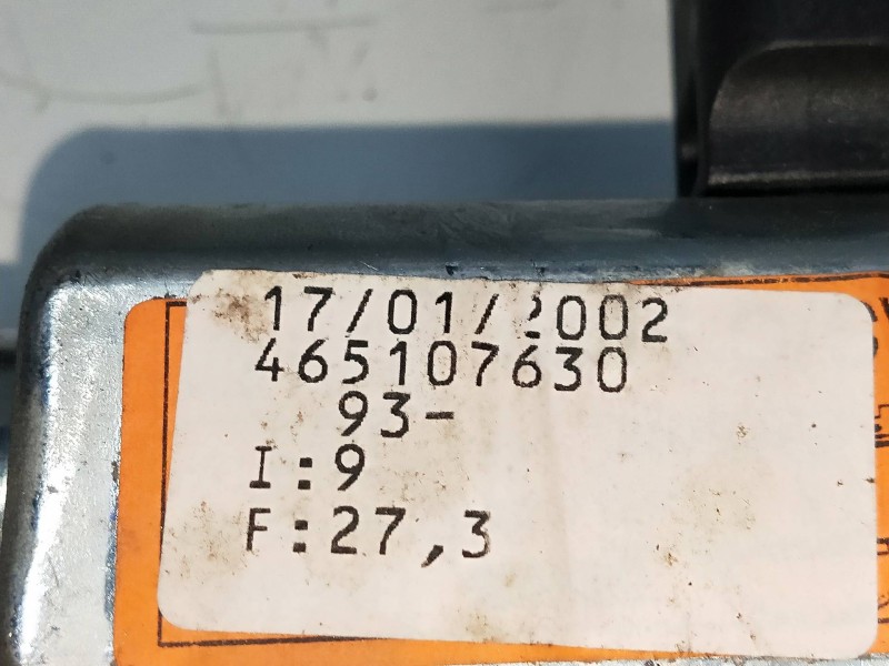Recambio de elevalunas trasero izquierdo para fiat multipla (186) jtd 110 elx ravenna referencia OEM IAM 465107630  5P