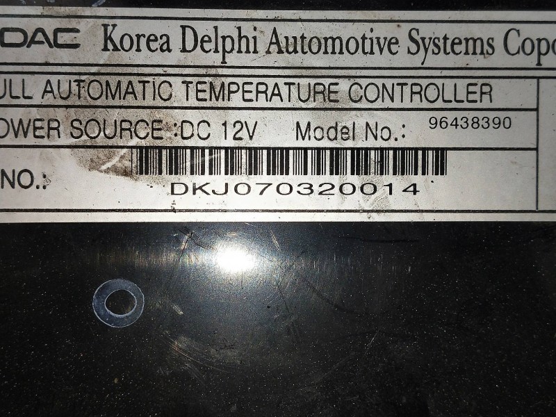 Recambio de mando calefaccion / aire acondicionado para chevrolet lacetti 2.0 diesel cat referencia OEM IAM 96438390 DKJ07032001
