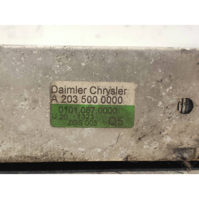 Recambio de intercooler para mercedes clase c (w203) berlina 200 compressor (203.045) referencia OEM IAM 2035000000 01010870000 