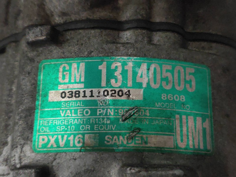 Recambio de compresor aire acondicionado para opel vectra c berlina club referencia OEM IAM PXV168608 13140505 