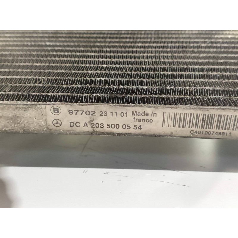 Recambio de condensador / radiador aire acondicionado para mercedes clase c (w203) berlina 200 compressor (203.045) referencia O