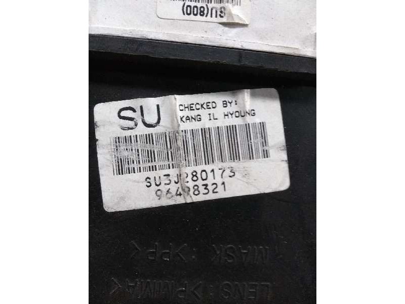 Recambio de cuadro instrumentos para daewoo tacuma 1.6 cat referencia OEM IAM 96498321 SU3J280173 SU