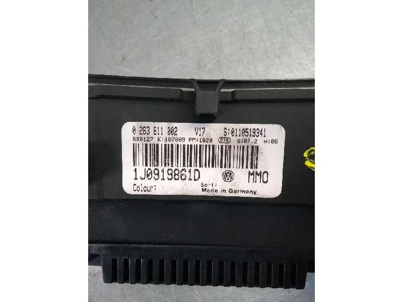 Recambio de cuadro instrumentos para volkswagen golf iv berlina (1j1) 1.6 referencia OEM IAM 1J0919861D 0263611002 