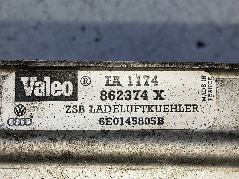 Recambio de intercooler para volkswagen polo berlina (6n2) trendline referencia OEM IAM 6E0145805B 862374X 