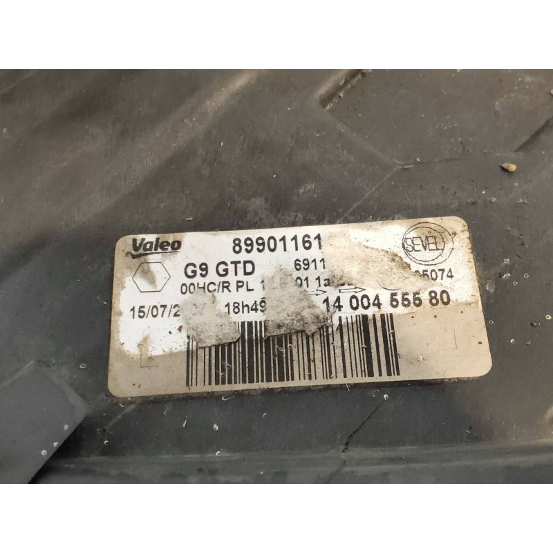 Recambio de faro izquierdo para fiat scudo combi (272) l1h1 120 multijet (5 pl.) referencia OEM IAM 1400455580 89901161 