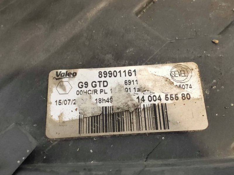 Recambio de faro izquierdo para fiat scudo combi (272) l1h1 120 multijet (5 pl.) referencia OEM IAM 1400455580 89901161 