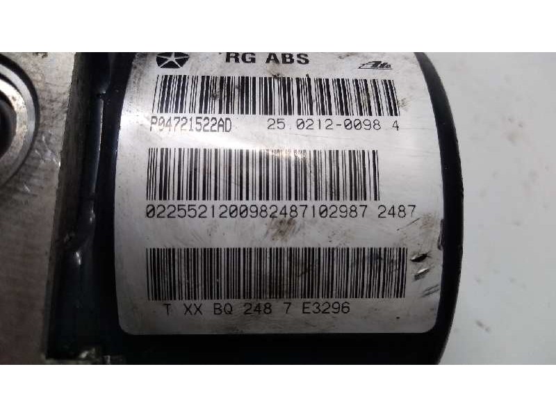 Recambio de abs para chrysler voyager (rg) 2.5 crd cat referencia OEM IAM 25092743153 25060001623 25021200984 00403064E100