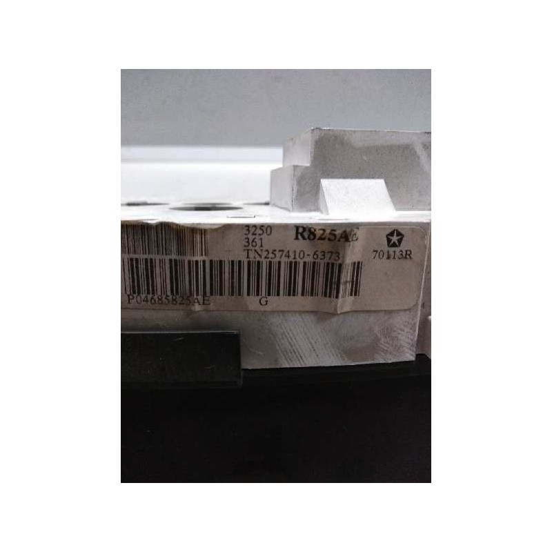 Recambio de cuadro instrumentos para chrysler voyager (rg) 2.5 crd cat referencia OEM IAM TN2574106373 P04685825AE R825AE 70113R