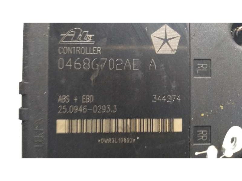 Recambio de abs para chrysler voyager (rg) 2.5 crd cat referencia OEM IAM 25094602933 25020409524 04686702AE