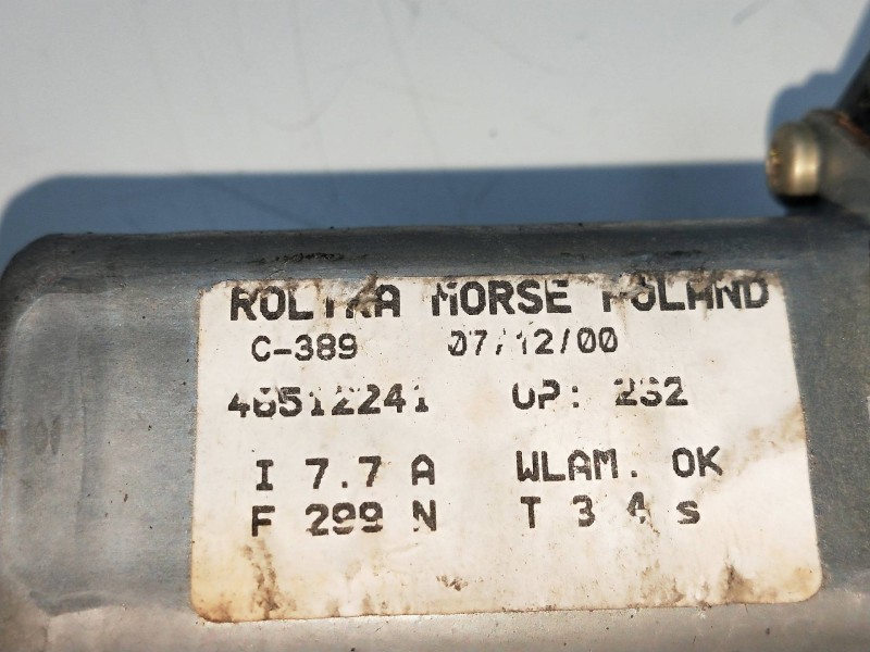 Recambio de elevalunas delantero derecho para fiat seicento (187) 1.1 cat referencia OEM IAM 46512241  3P