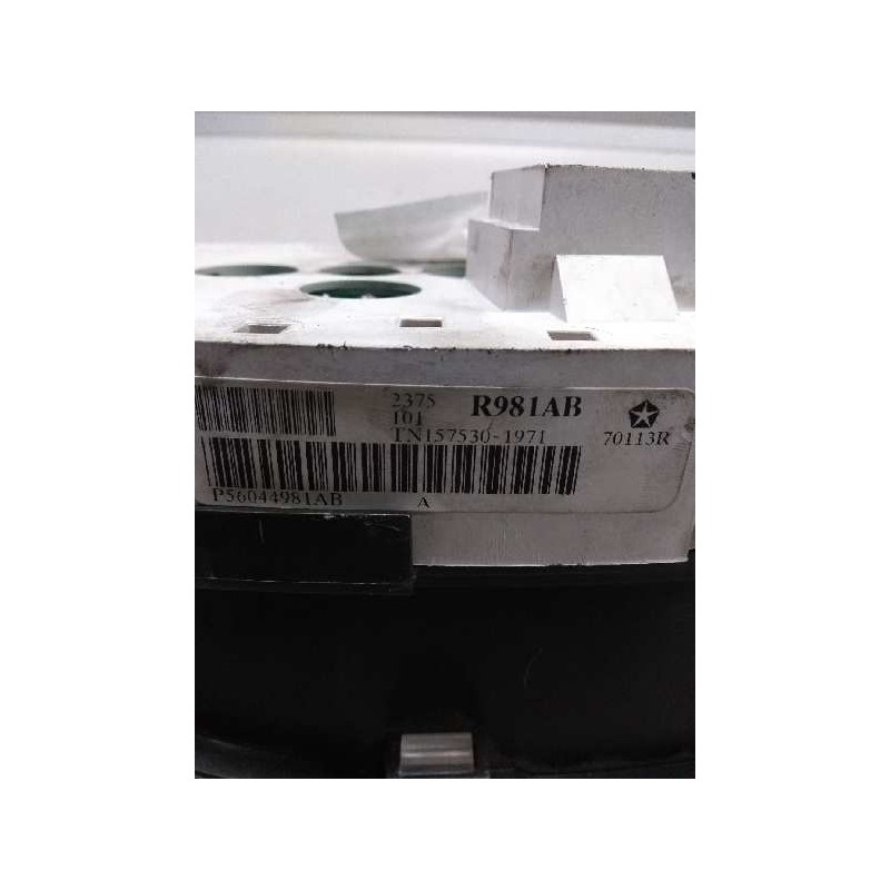 Recambio de cuadro instrumentos para chrysler voyager (rg) 2.5 crd cat referencia OEM IAM TN1575301971 P56044981AB R981AB 70113R
