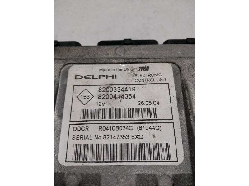 Recambio de centralita motor uce para renault megane ii berlina 3p 1.5 dci diesel referencia OEM IAM R0410B024C 8200334419 82004