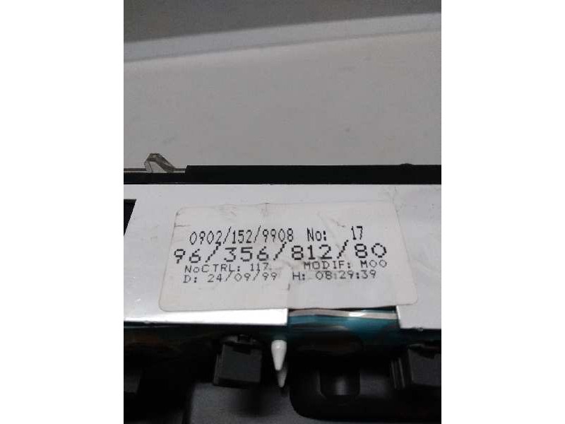 Recambio de cuadro instrumentos para citroen berlingo 1.9 d multivolumen referencia OEM IAM 9635681280 09021529908 