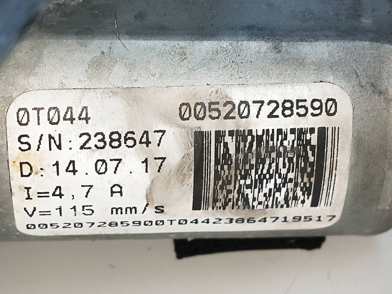 Recambio de elevalunas trasero derecho para fiat tipo ii (356) sedan 1.4 cat (gpl) referencia OEM IAM 00520728590  5Pººººººººººº