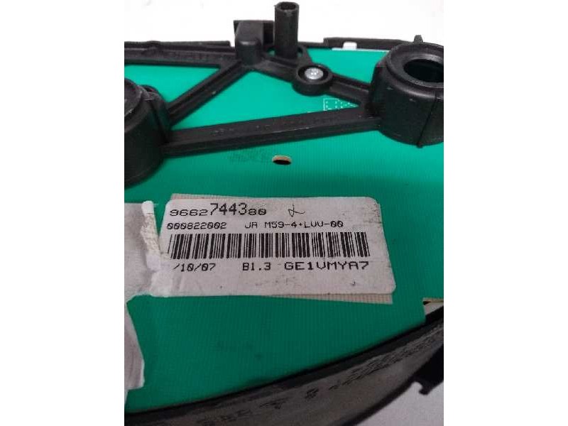 Recambio de cuadro instrumentos para citroen berlingo 1.6 16v hdi referencia OEM IAM 9662744380 000822002 
