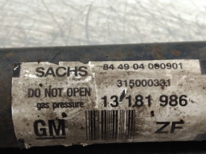 Recambio de amortiguador trasero para opel signum básico referencia OEM IAM 13181986  