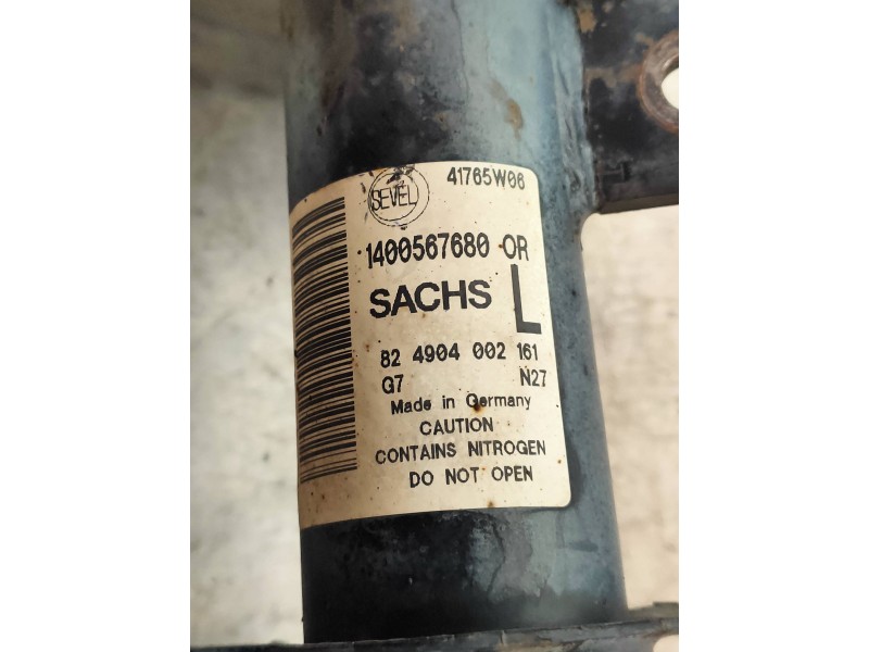 Recambio de amortiguador delantero izquierdo para fiat scudo combi (272) l1h1 120 multijet (5 pl.) referencia OEM IAM 1400567680