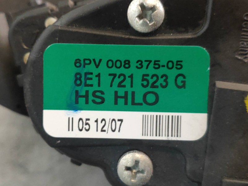 Recambio de potenciometro pedal para audi a4 berlina (8e) 1.8 t referencia OEM IAM 8E1721523G 6PV00837505 