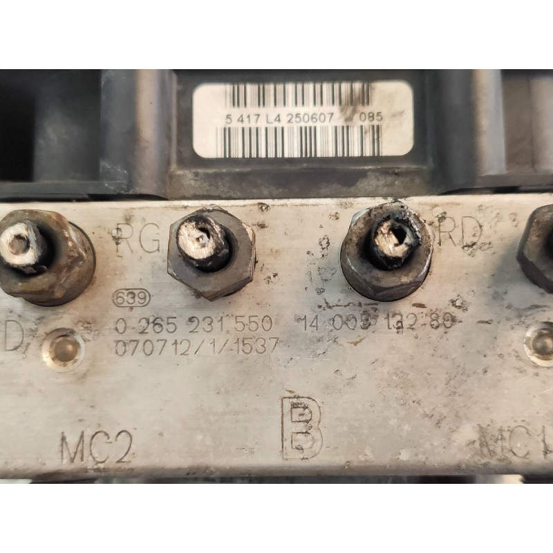 Recambio de abs para fiat scudo combi (272) l1h1 120 multijet (5 pl.) referencia OEM IAM 0265231550 1400513280 1401082980 026580