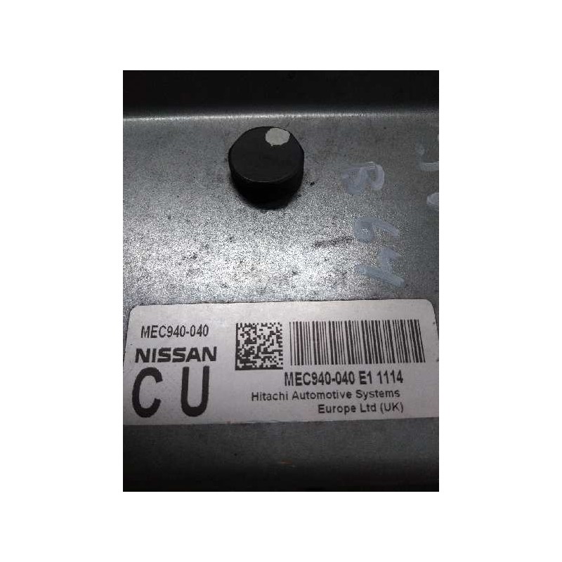 Recambio de centralita motor uce para nissan juke (f15) 1.6 16v cat referencia OEM IAM MEC940040 CU E1 1114