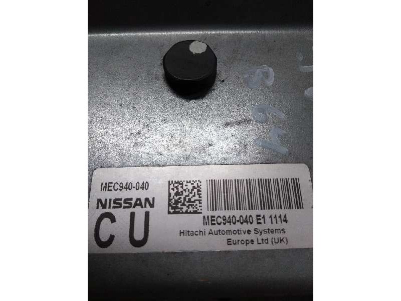 Recambio de centralita motor uce para nissan juke (f15) 1.6 16v cat referencia OEM IAM MEC940040 CU E1 1114