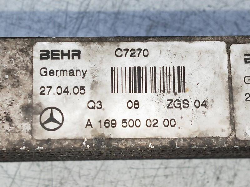 Recambio de radiador aceite para mercedes clase a (w169) a 200 turbo (169.334) referencia OEM IAM A1695000200  
