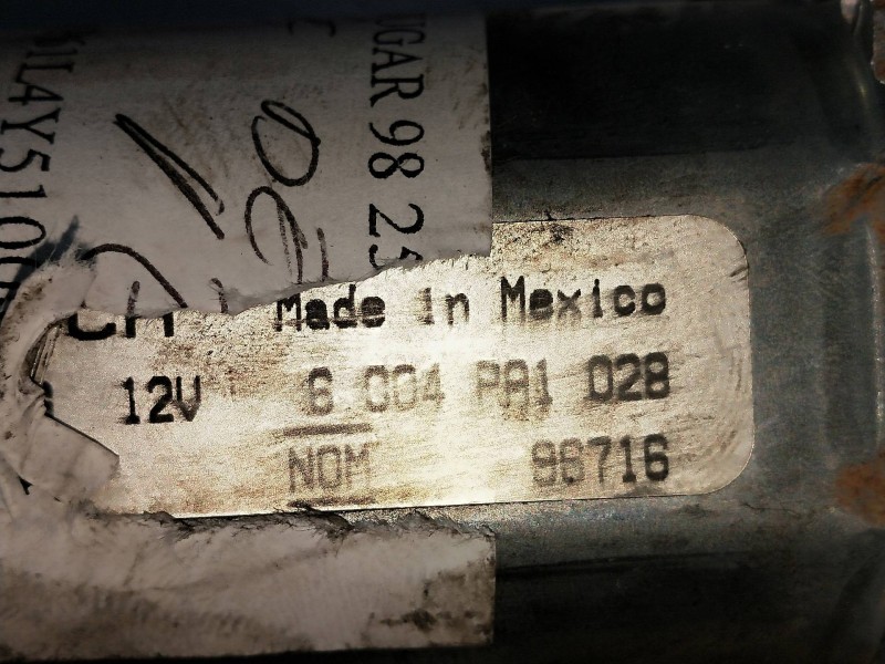 Recambio de elevalunas delantero izquierdo para ford cougar (mc) referencia OEM IAM 6004PA1028  3P