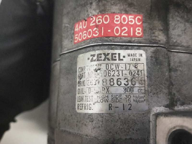 Recambio de compresor aire acondicionado para audi 100 berlina (c4) 2.3 referencia OEM IAM 5062310241 17B 