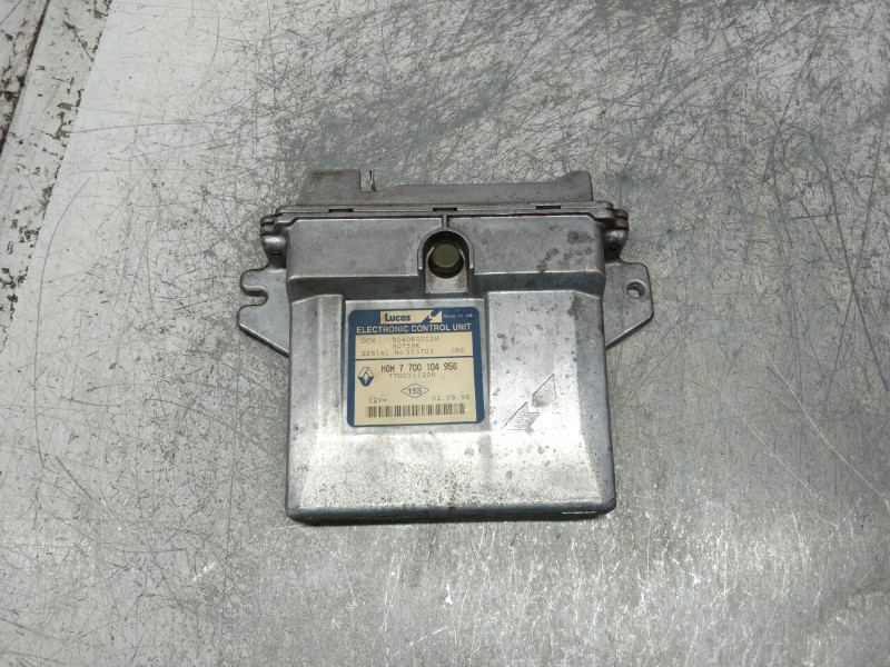 Recambio de centralita motor uce para renault kangoo (f/kc0) alize referencia OEM IAM R04080012H HOM7700104956 7700111206 80759K