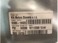 Recambio de elevalunas trasero derecho para kia cee´d sporty wagon active referencia OEM IAM 834801H020   2