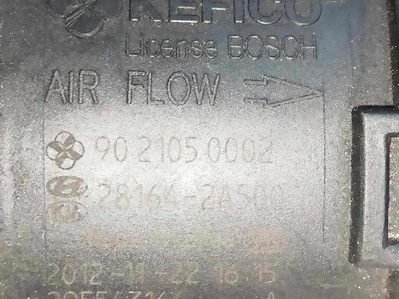 Recambio de caudalimetro para hyundai ix35 1.7 crdi cat referencia OEM IAM 9021050002 281642A500 KEFICO