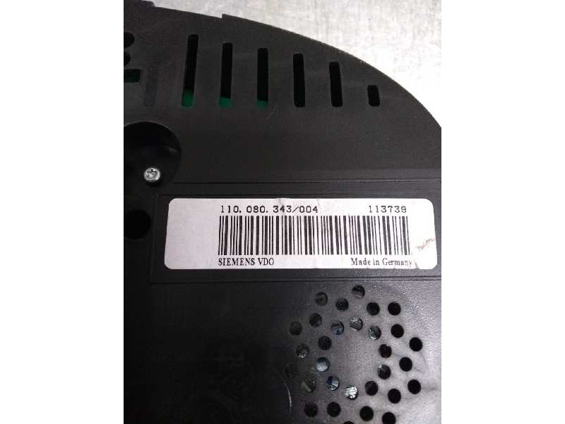 Recambio de cuadro instrumentos para volkswagen caddy ka/kb (2k) 1.9 tdi referencia OEM IAM 1T0920863A 110080343004 