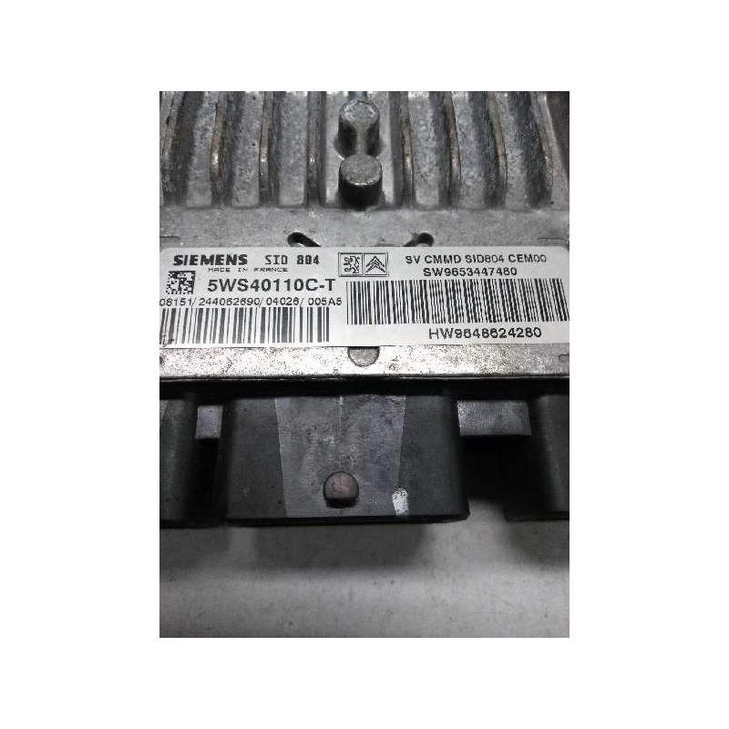 Recambio de centralita motor uce para citroen c3 1.4 hdi magic referencia OEM IAM 5WS40110CT SW9653447480 HW9648624280 SID804