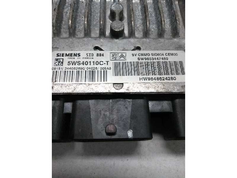 Recambio de centralita motor uce para citroen c3 1.4 hdi magic referencia OEM IAM 5WS40110CT SW9653447480 HW9648624280 SID804