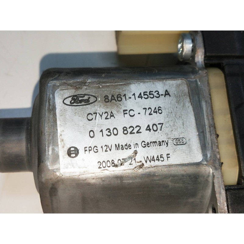Recambio de elevalunas delantero derecho para ford fiesta (cb1) 1.25 16v cat referencia OEM IAM 8A6114553A  5P