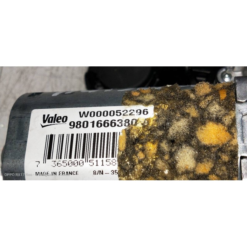 Recambio de motor limpia trasero para citroen c4 cactus 1.6 blue-hdi fap referencia OEM IAM 9801666380 W000052296 