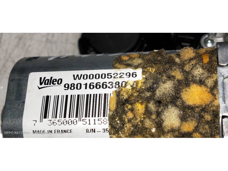 Recambio de motor limpia trasero para citroen c4 cactus 1.6 blue-hdi fap referencia OEM IAM 9801666380 W000052296 