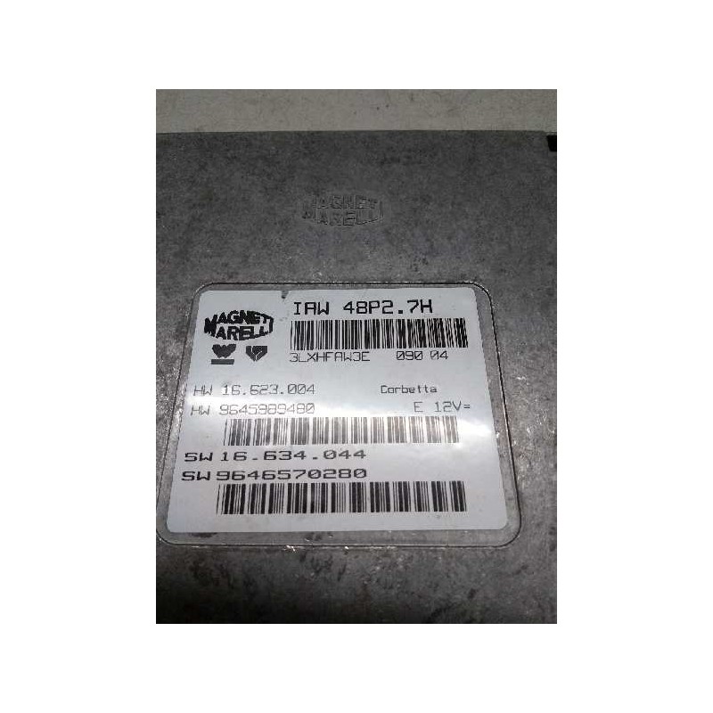 Recambio de centralita motor uce para citroen c2 x referencia OEM IAM IAW48P27H 9646570280 16634044 9645989480 16623004